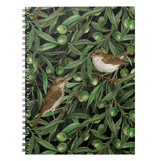 Nightingales i träd 3 anteckningsbok (Framsidan)