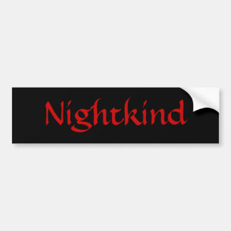 Nightkind/röd bildekal