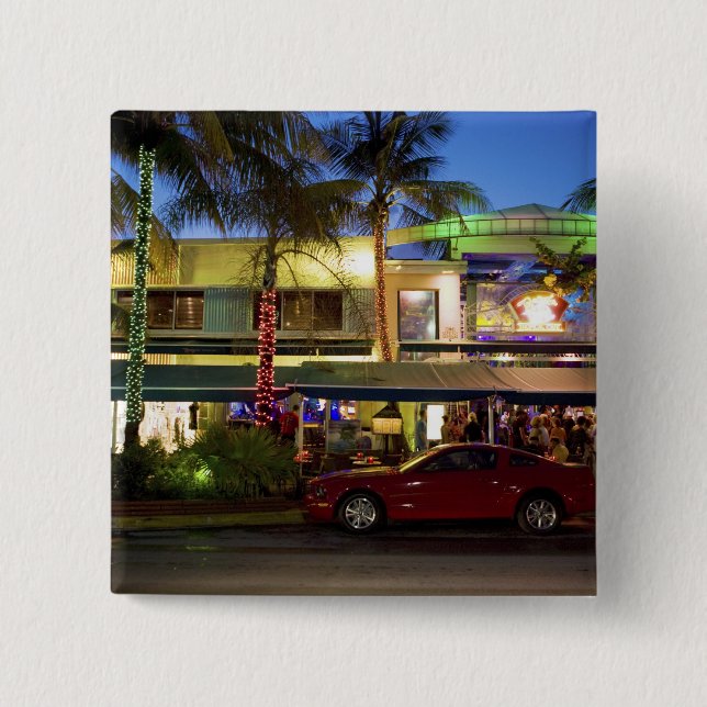 Nightlife on Ocean Drive, South Beach, Miami Knapp (Framsida)