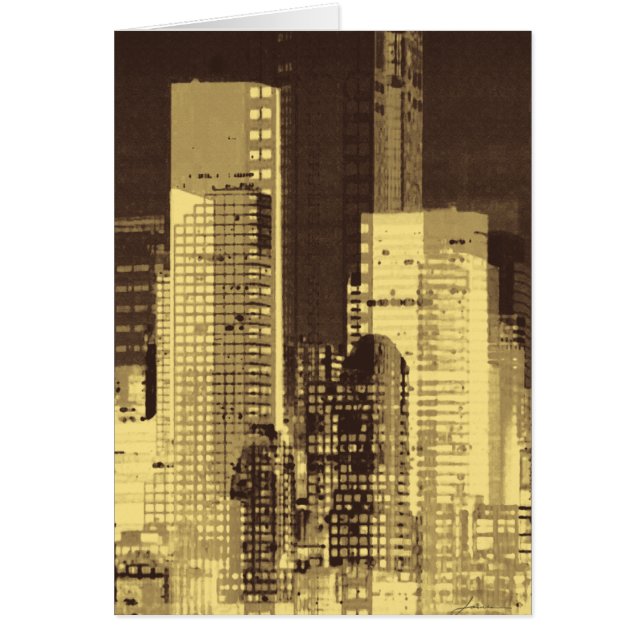 Nightline III Hälsningskort (Framsidan)