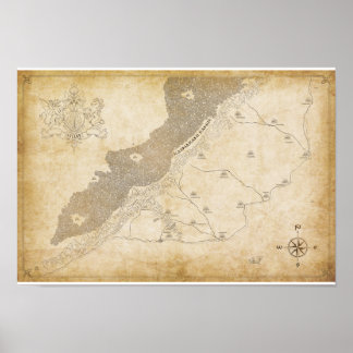 Nightlord FUGUE Karta Poster