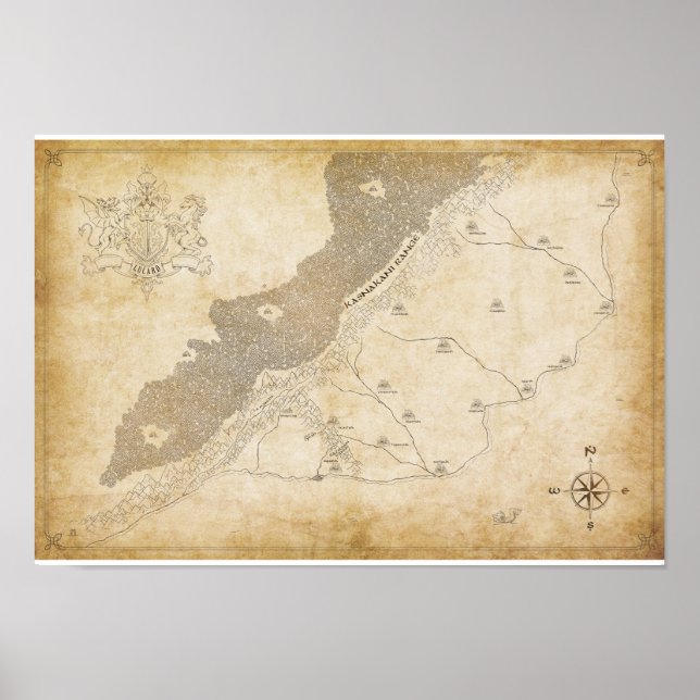 Nightlord FUGUE Karta Poster (Framsidan)