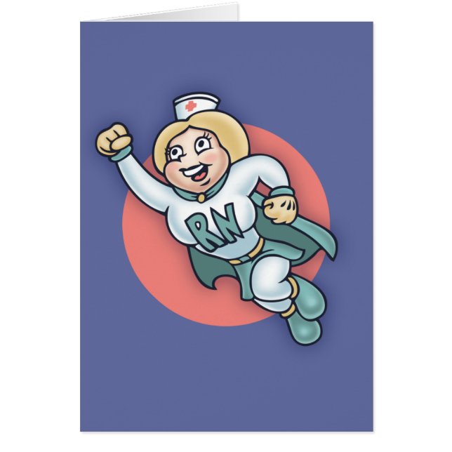 Nightly sjuksköterska! hälsningskort (Framsidan)