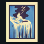 "Nightmare" Art Deco-utskrift 1930 Poster<br><div class="desc">"Nightmare" 1930 Art Deco Print. 11x14 visas här i andra storlekar.</div>