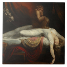 Nightmare (av Henry Fuseli) Kakelplatta