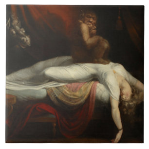 Nightmare (av Henry Fuseli) Kakelplatta