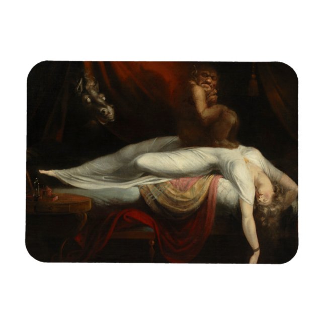 Nightmare (av Henry Fuseli) Magnet (Horisontell)