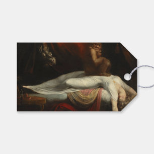 Nightmare (av Henry Fuseli) Presentetikett