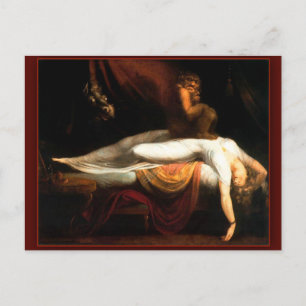 Nightmare av John Henry Fuseli Vykort