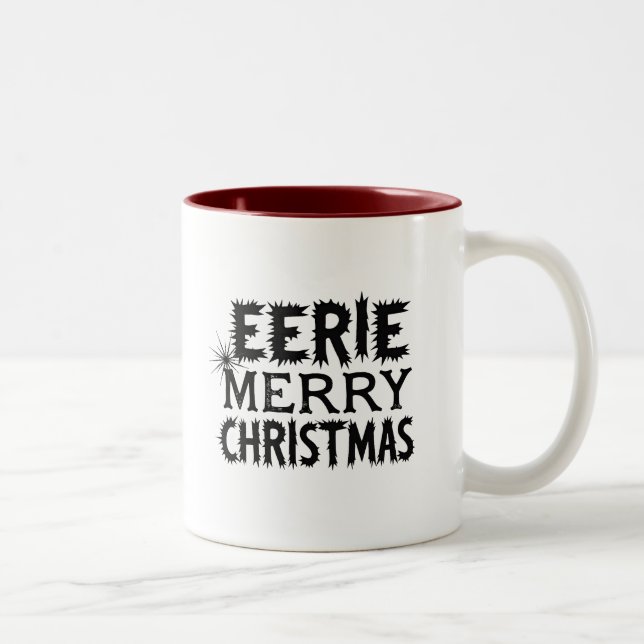 Nightmare Before Christmas" Mug – Spooky & Fun Två-Tonad Mugg (Höger)