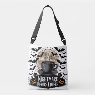 Nightmare before Coffee Halloween Axelväska