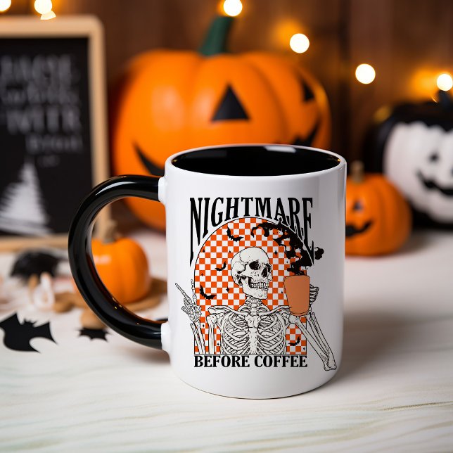 Nightmare before Coffee Halloween Mugg (Skapare uppladdad)