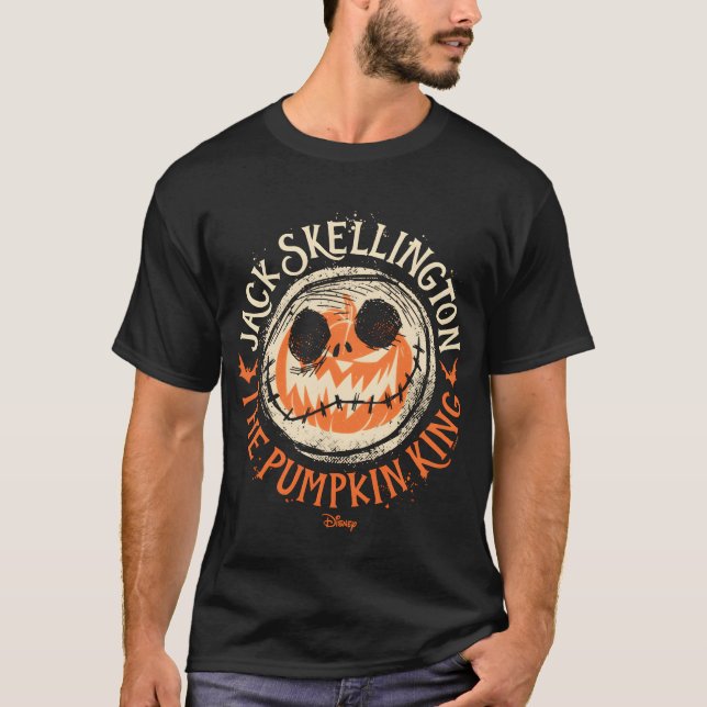 Nightmare Before Jack ellington Pumpkin King frien T Shirt (Framsida)