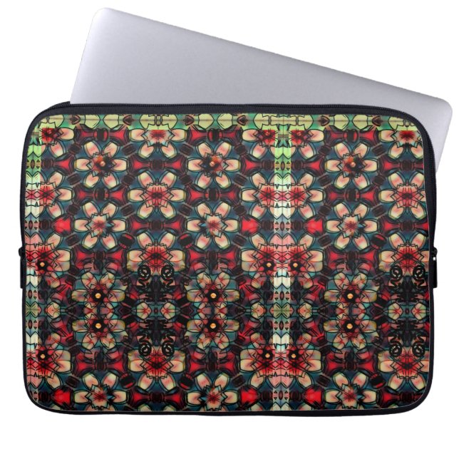 Nightmare Flowers Laptop Fodral (Framsidan)