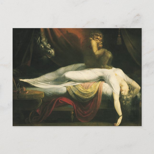 Nightmare, Henry Fuseli Vykort (Framsida)