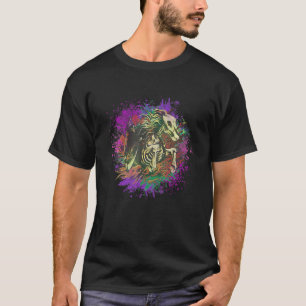 Nightmare Horse Fire Burn Treehugger Djursällskaps T Shirt