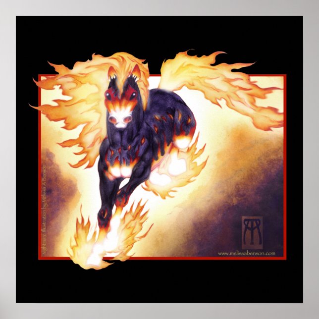 Nightmare på Black Poster (Framsidan)