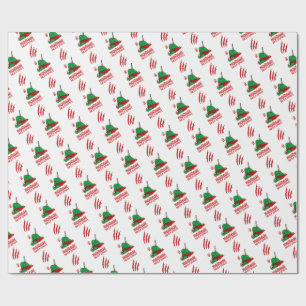 Nightmare på Elf Street Gift Wrapping Papper Presentpapper