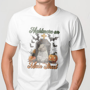 Nightmare på Main Capybara Halloween Funny T-Shirt