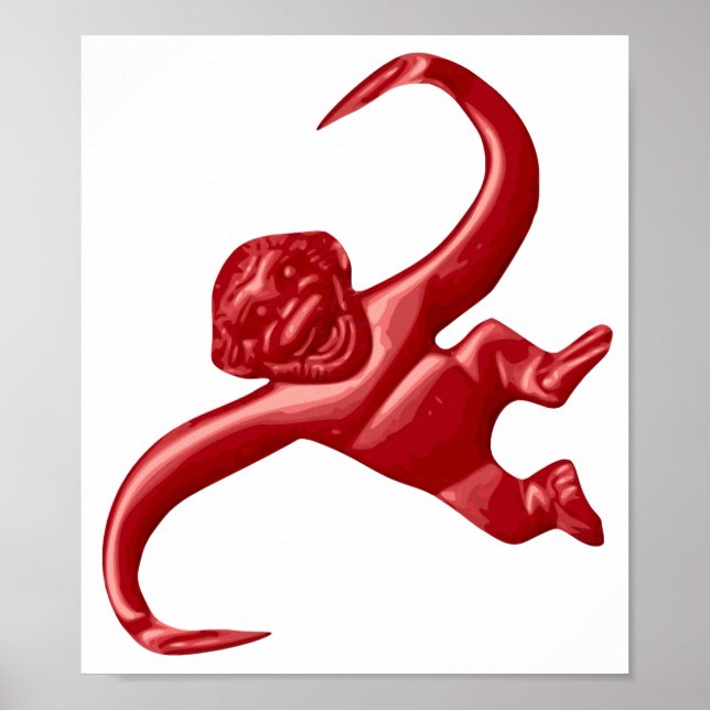 Nightmare Retro Leksak Monkey Poster (Framsidan)