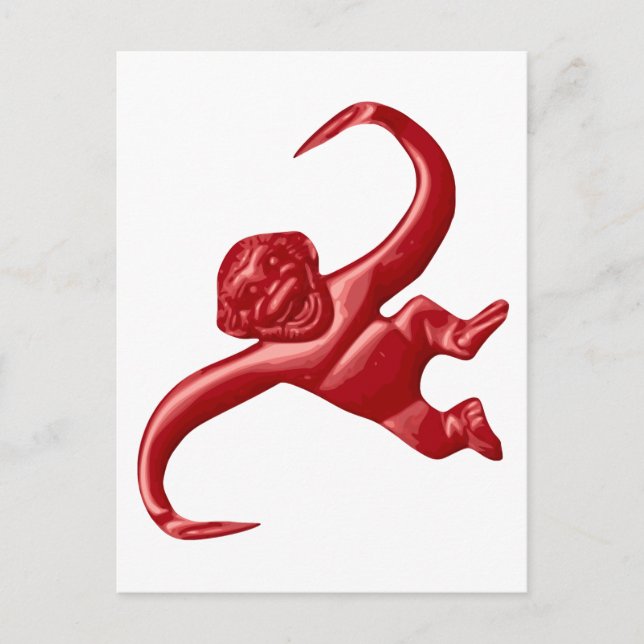 Nightmare Retro Leksak Monkey Vykort (Framsida)