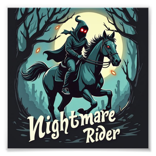 Nightmare Rider Fototryck (Framsidan)
