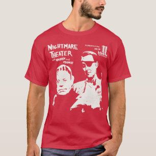 Nightmare Theater med Warren Frankie Seattle Horr T Shirt