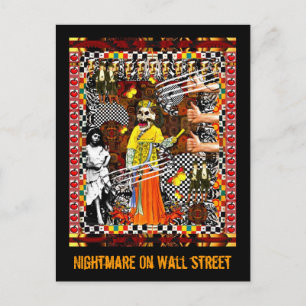 Nightmare vid Wall street Vykort