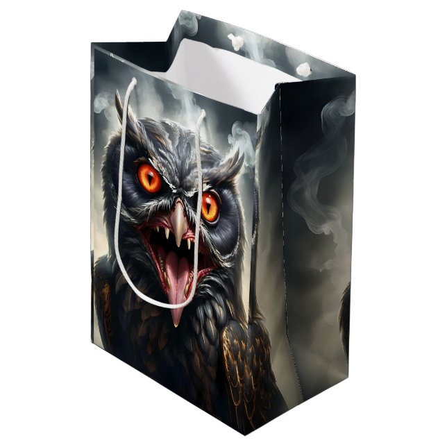 "Nightmare Vingar: Fanged Vampyre Uggla" (Framsidan Vinklad)