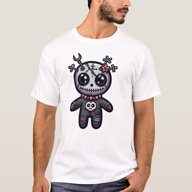 Nightmare Voodoo Dedesign T Shirt (Framsida)