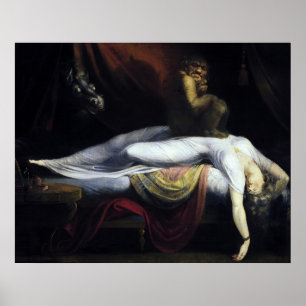 Nightmartavlan av John Henry Fuseli Poster