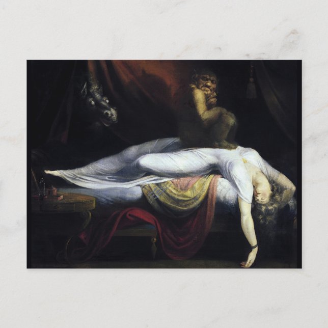 Nightmartavlan av John Henry Fuseli Vykort (Framsida)