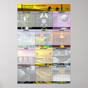 Nightscape Creations 2003 Väggkalender v1 Poster