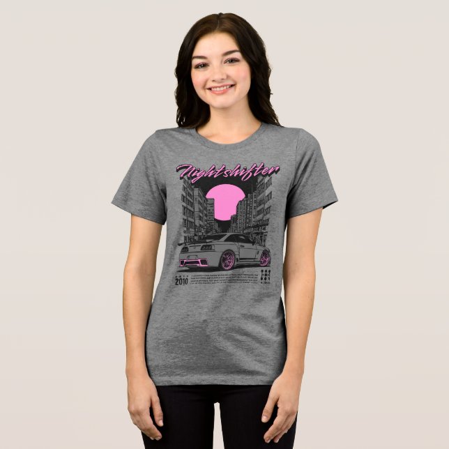 Nightshifter – Tokyo Midnight Racing Team T Shirt (Framsida Full)