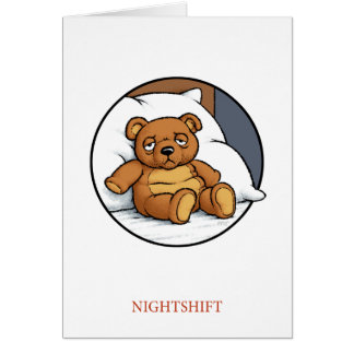 Nightshiftkort Hälsningskort