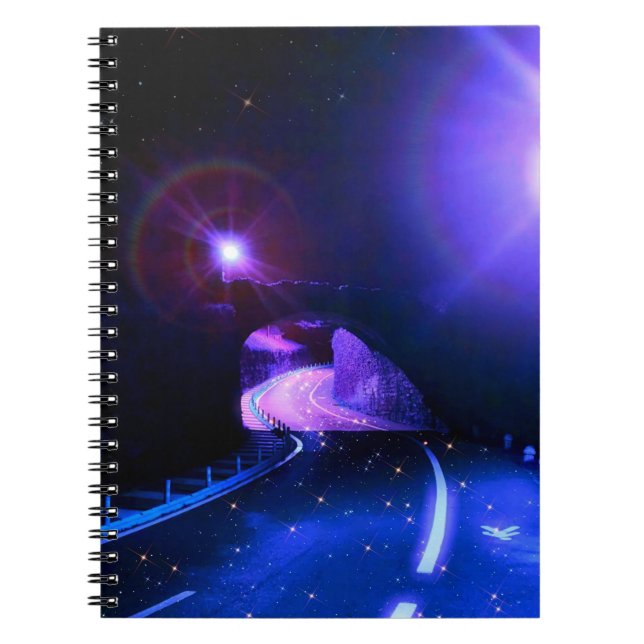 Nighttime Liminal Notebook Anteckningsbok (Framsidan)