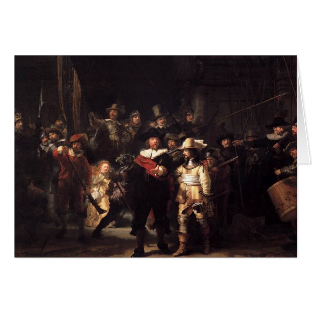 Nightwatchen Hälsningskort (Framsidan Horizontal)