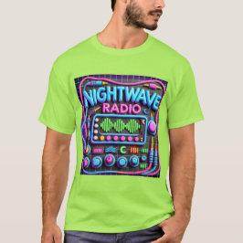 NIGHTWAVE RADIO CLAYMATION LOGOTYP TSHIRT T SHIRT
