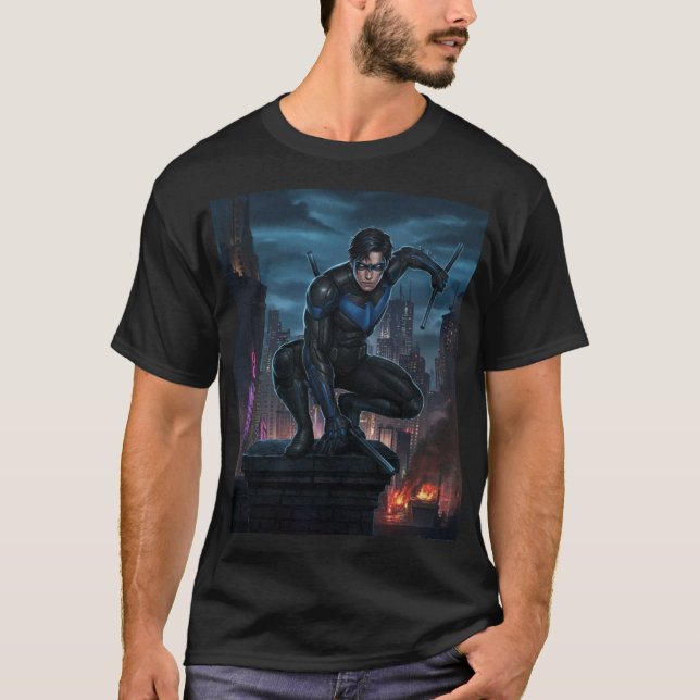 Nightwing – Guardian of Blüdhaven T Shirt (Framsida)