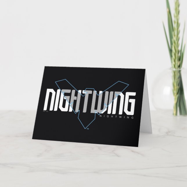 Nightwing Hi-Tech Namn Graphic Kort (Framsida)