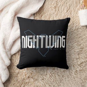 Nightwing Hi-Tech Namn Graphic Kudde