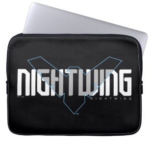 Nightwing Hi-Tech Namn Graphic Laptop Fodral