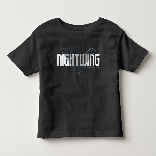 Nightwing Hi-Tech Namn Graphic T Shirt (Framsida)
