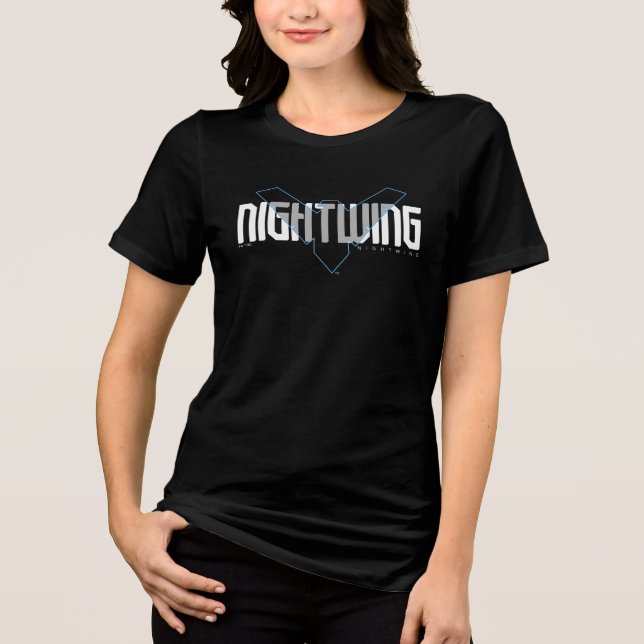 Nightwing Hi-Tech Namn Graphic T Shirt (Framsida)