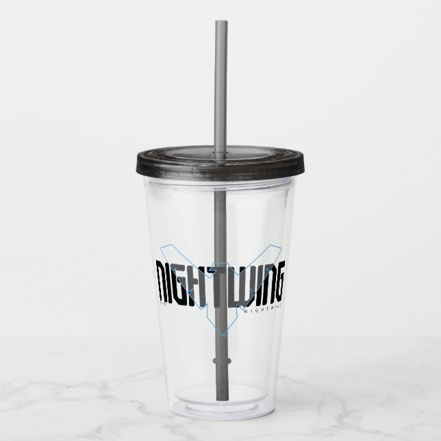 Nightwing Hi-Tech Namn Graphic Take Away Mugg (Framsida)