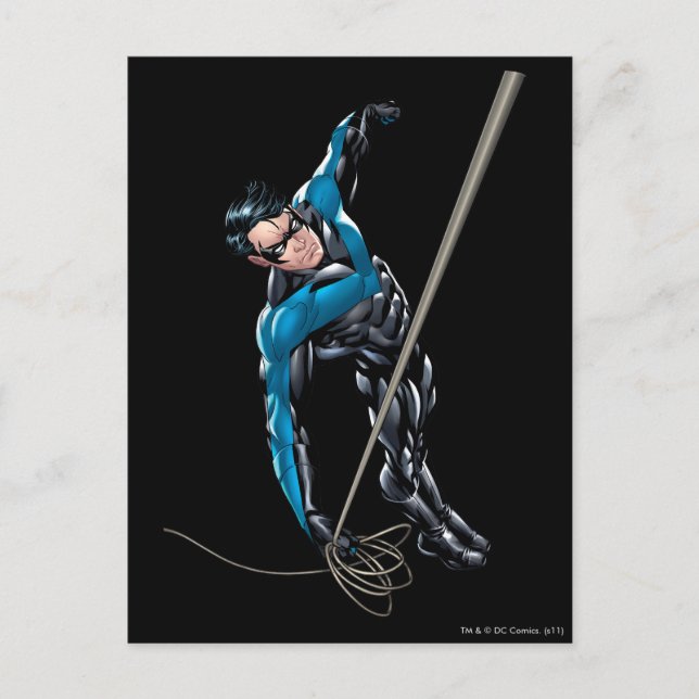 Nightwing med rep vykort (Framsida)