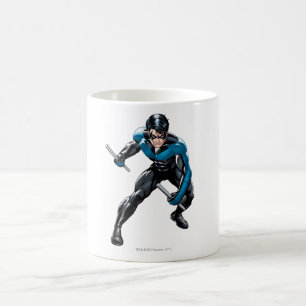 Nightwing med vapen kaffemugg