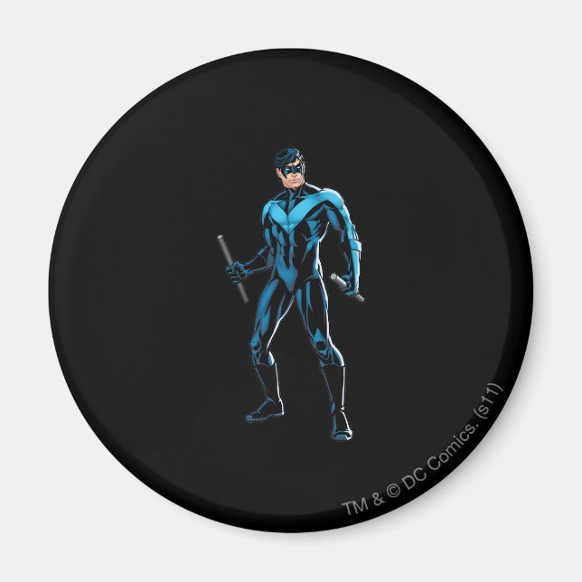 Nightwing Stands Magnet (Framsidan)