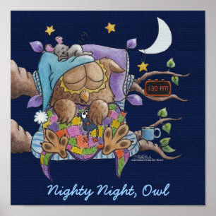 Nighty Night, Uggla Poster