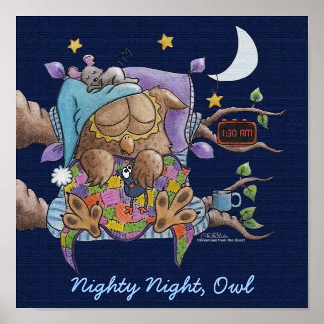 Nighty Night, Uggla Poster (Framsidan)